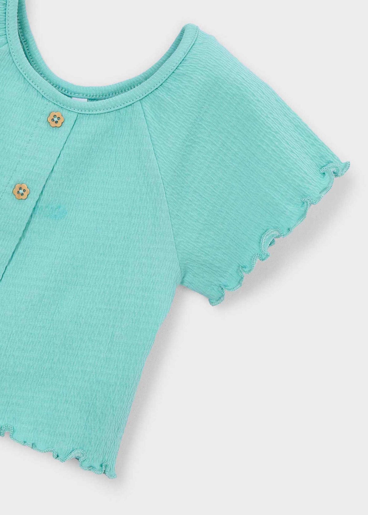 Mädchen-T-Shirt mit Rüschen