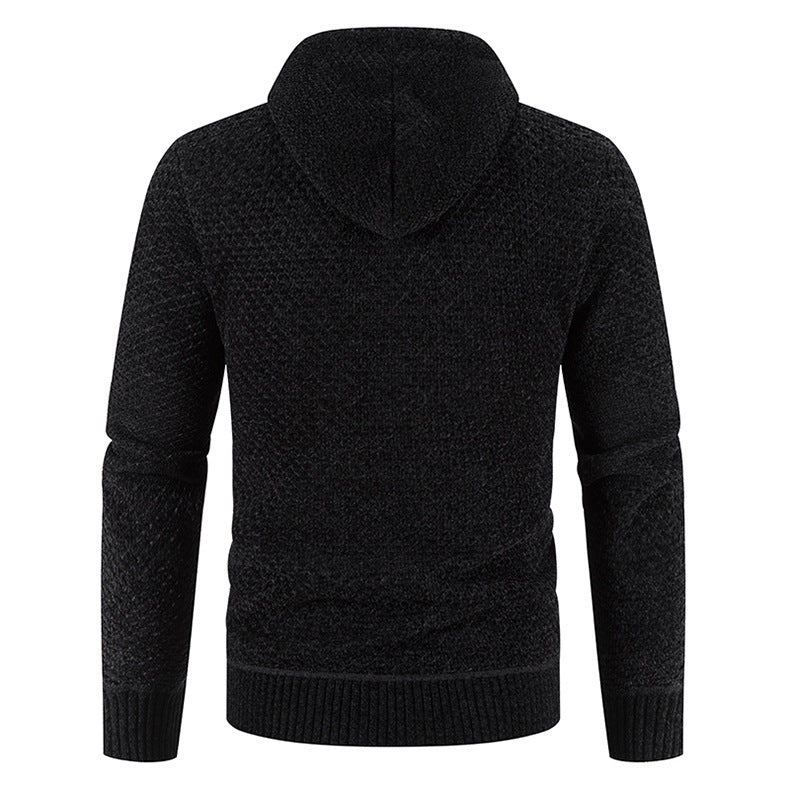 Gerippter Strick-Cardigan für Herren