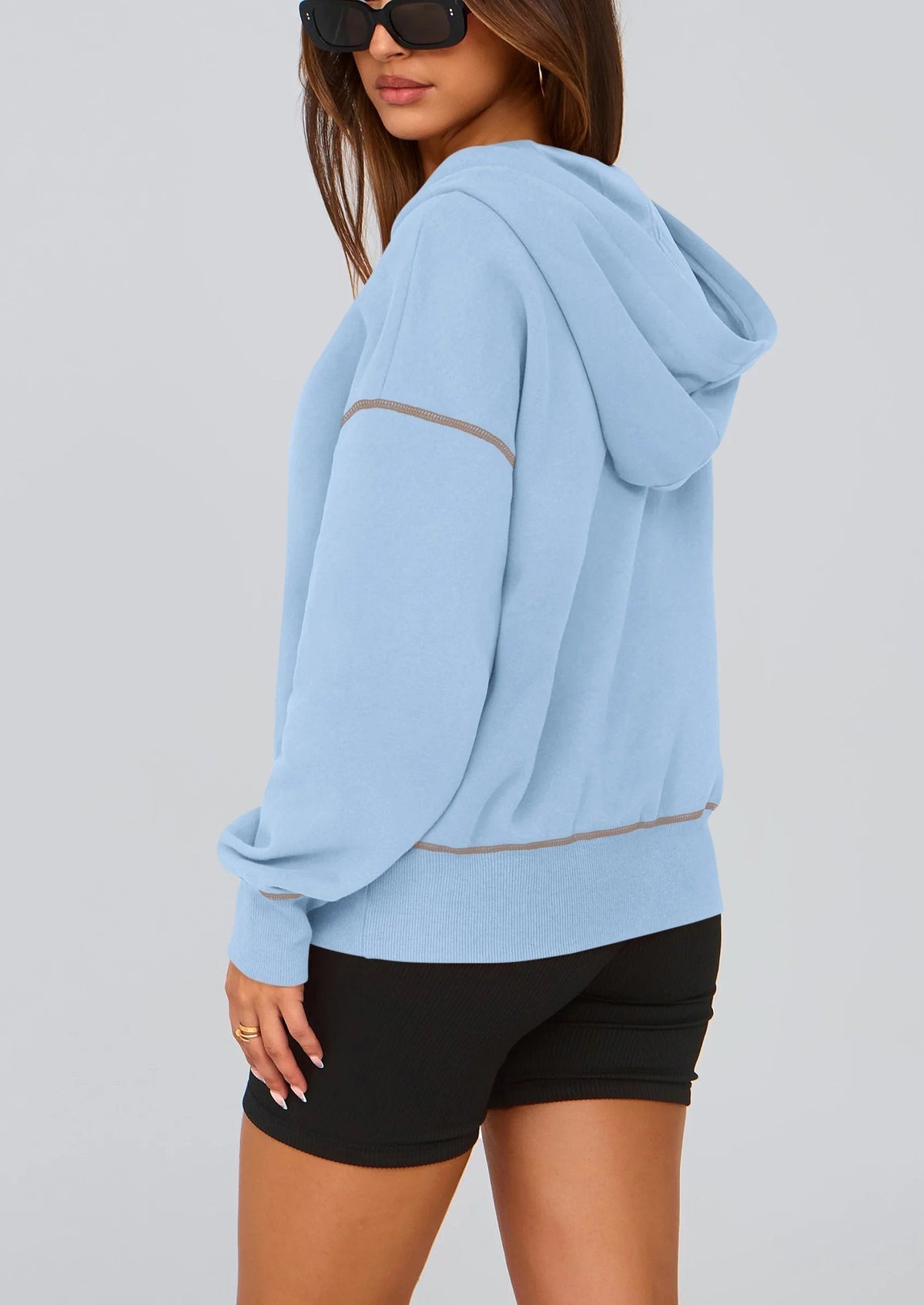 ⏰LETZTER TAG – 59% SPAREN💥Damen Herbst/Winter Half-Zip Hoodie Pullover