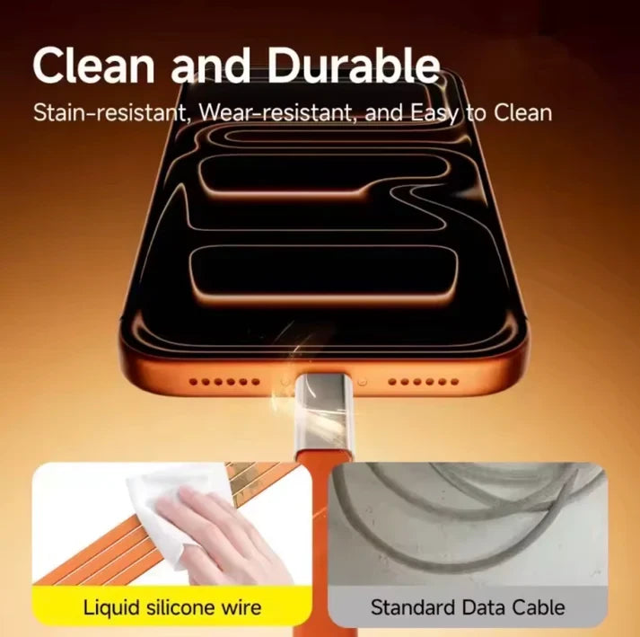 2-in-1 Detachable 240W Super Fast Charging Cable with 360° Rotating Invisible Stand