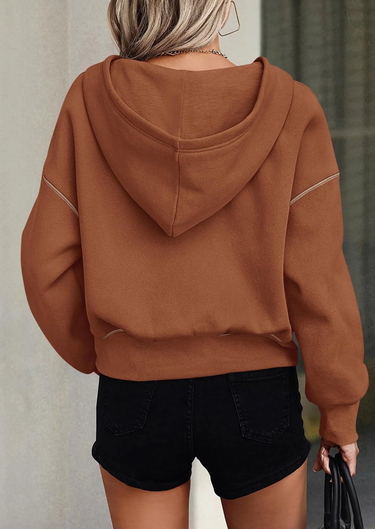 ⏰LETZTER TAG – 59% SPAREN💥Damen Herbst/Winter Half-Zip Hoodie Pullover