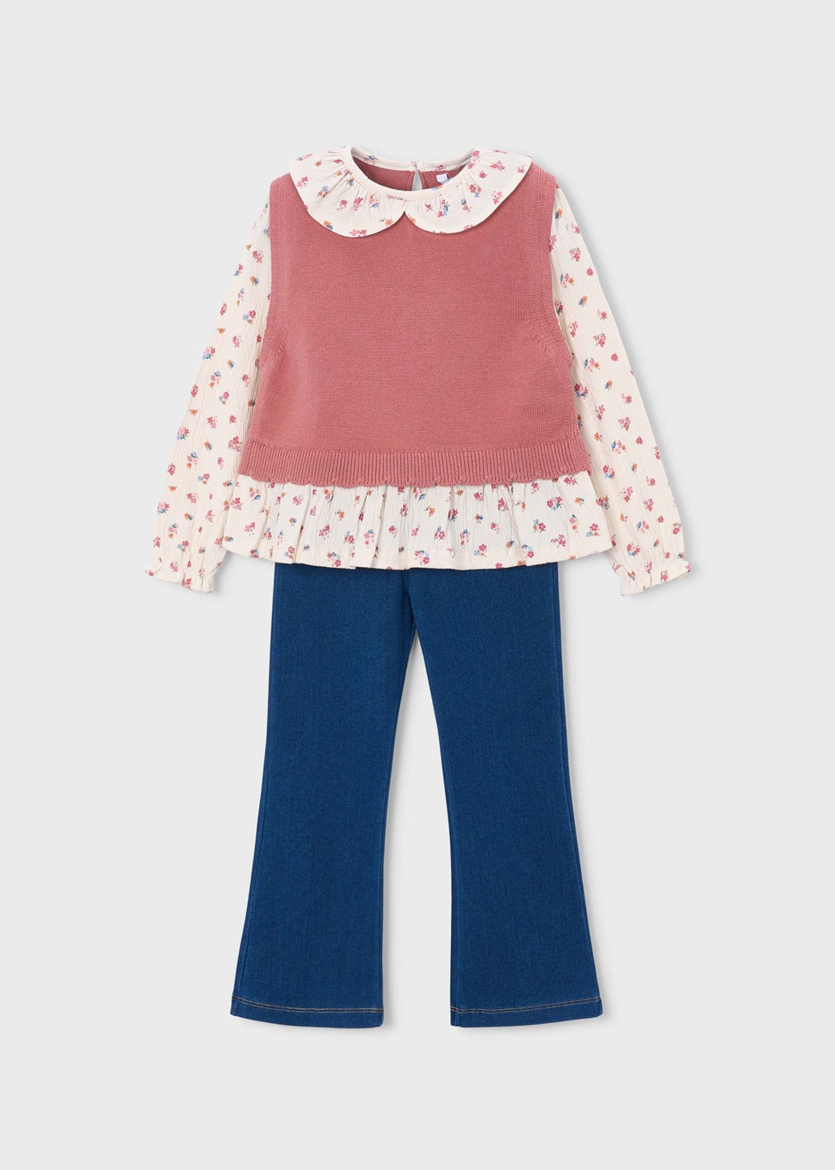 3-piece knitted set for girls