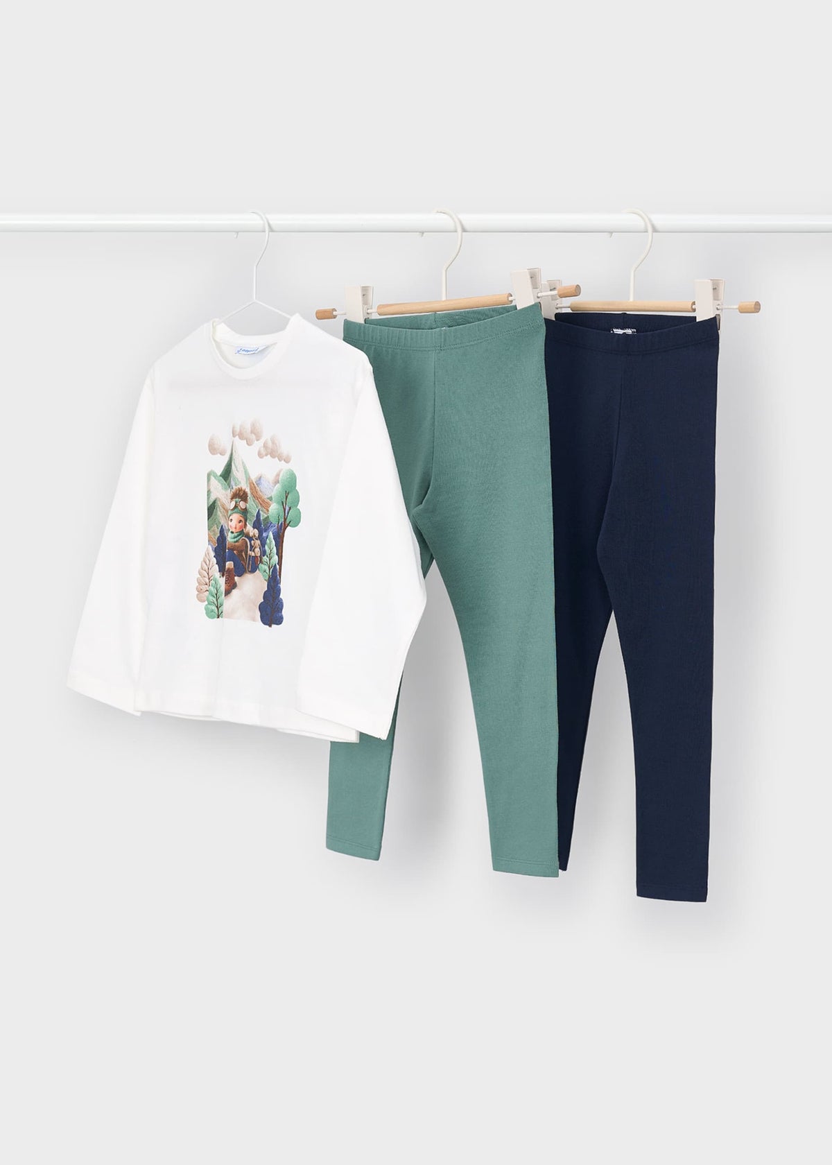 3-teiliges Leggings-Set für Mädchen