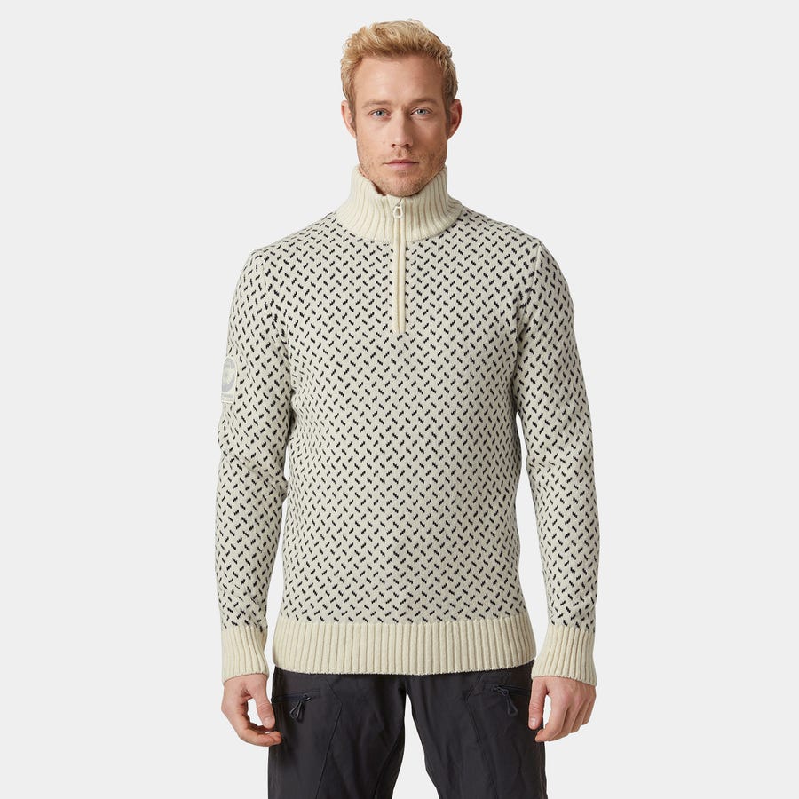 Men's Arctic Ocean Icelander Wool Knit ? Zip Sweater