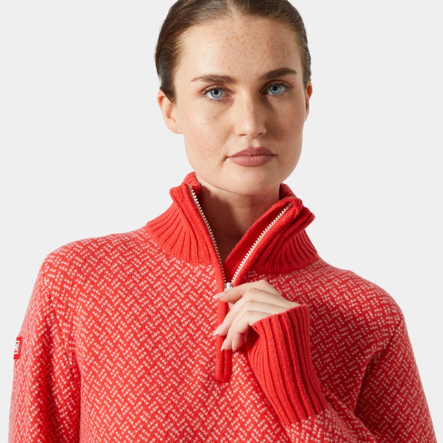 Women's Arctic Ocean Iceland Wool Knit Sweater