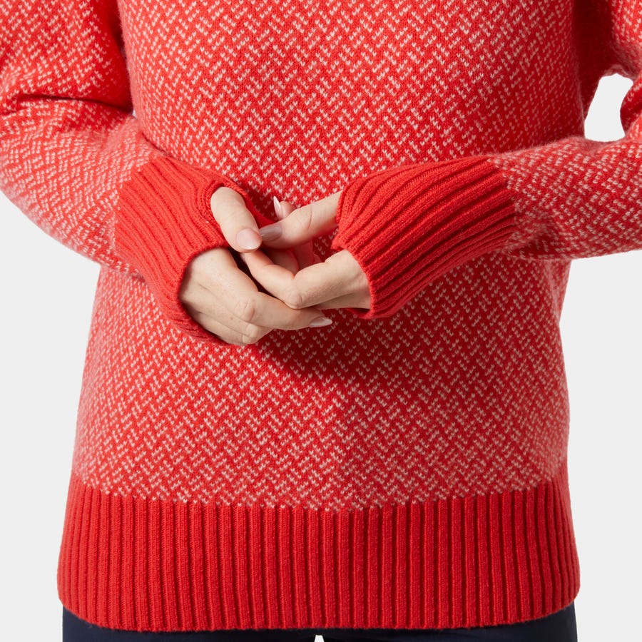 Women's Arctic Ocean Iceland Wool Knit Sweater