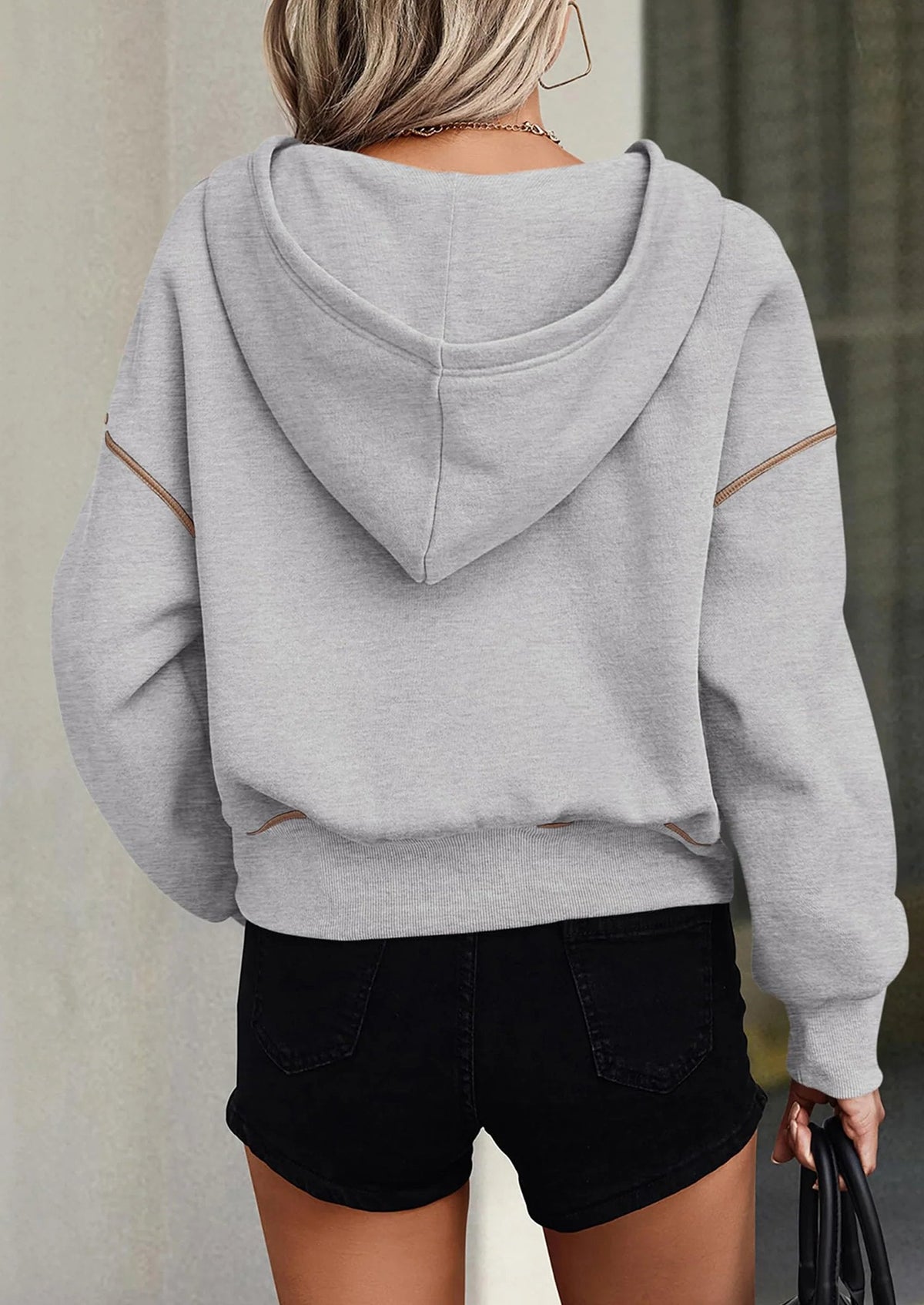 ⏰LETZTER TAG – 59% SPAREN💥Damen Herbst/Winter Half-Zip Hoodie Pullover