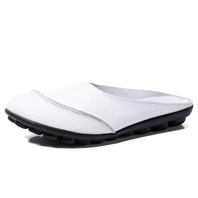 LetcloTM Leder weiche Sohlen Bequeme flache Sandalen