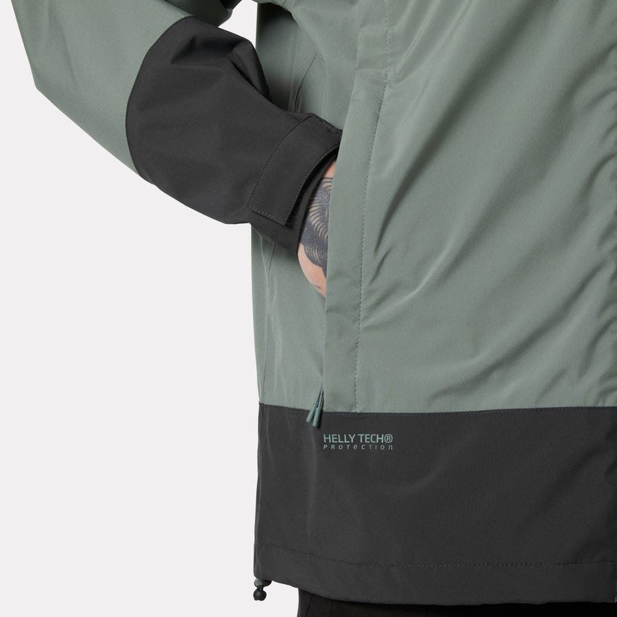 Men's Block Hooded Jacket