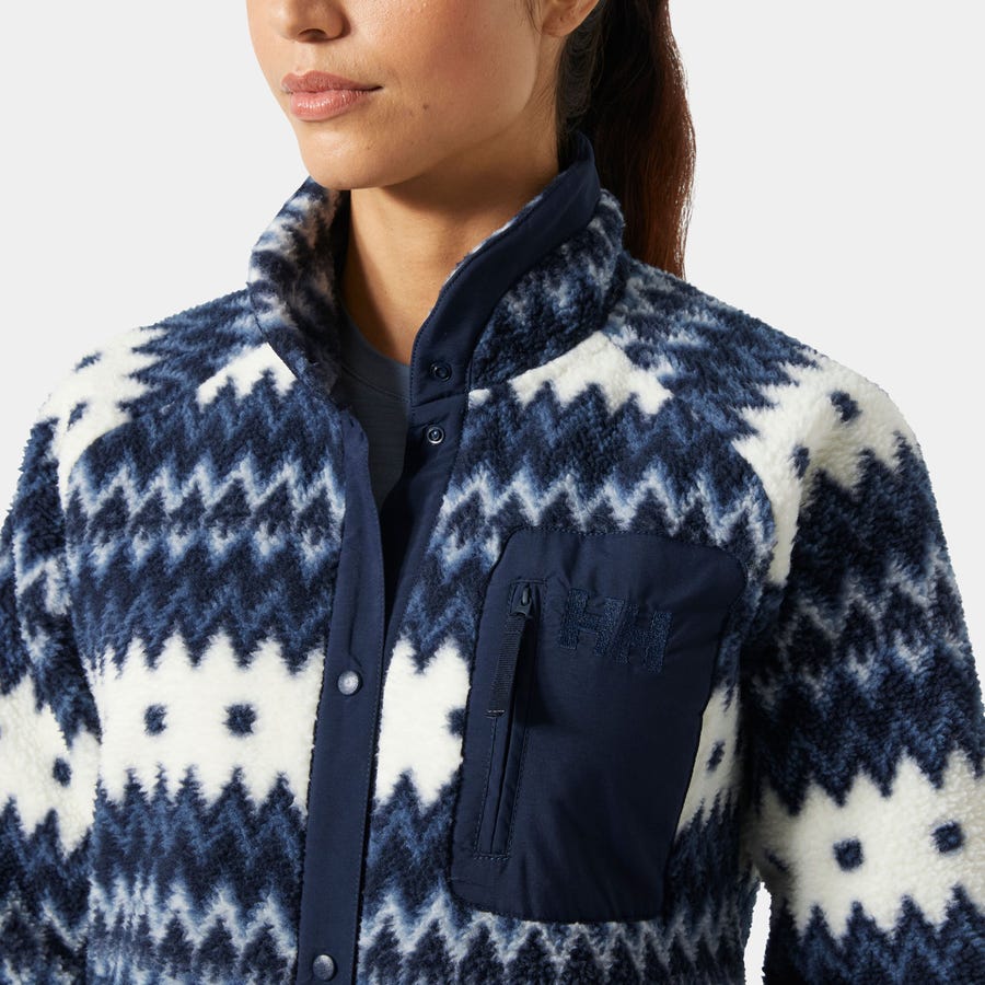 Women's Imperial Printed Pile Snap