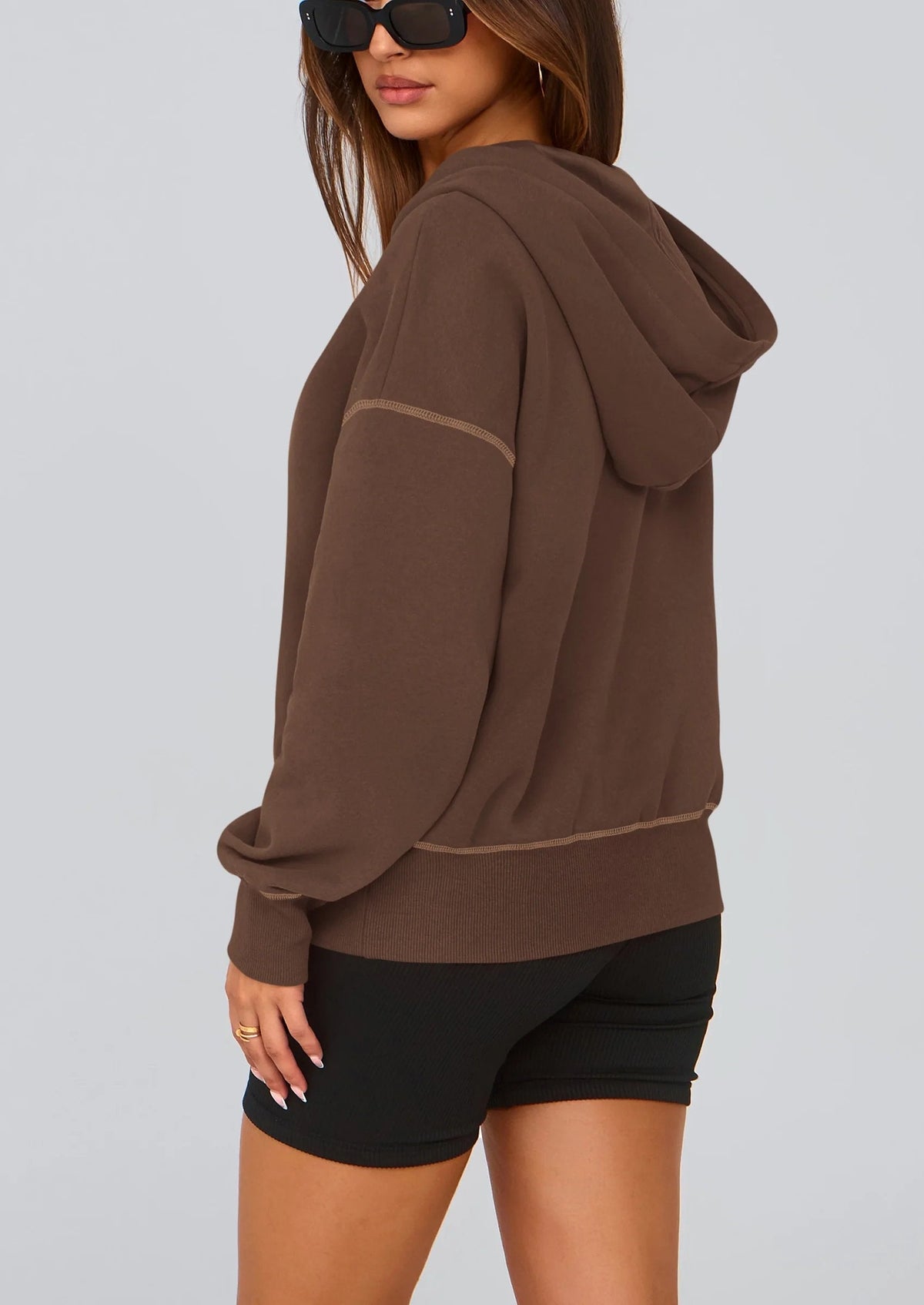 ⏰LETZTER TAG – 59% SPAREN💥Damen Herbst/Winter Half-Zip Hoodie Pullover