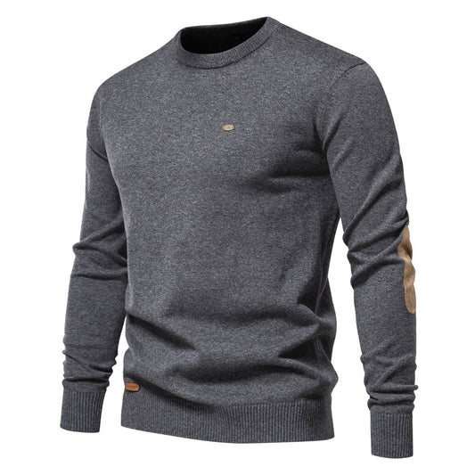 Herren Pullover mit Rundhalsausschnitt