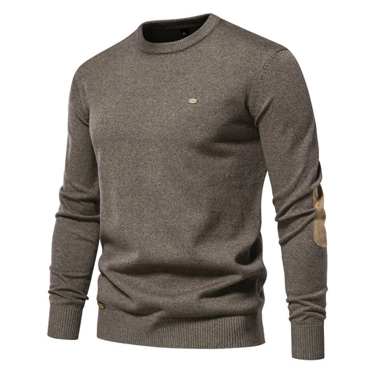 Herren Pullover mit Rundhalsausschnitt