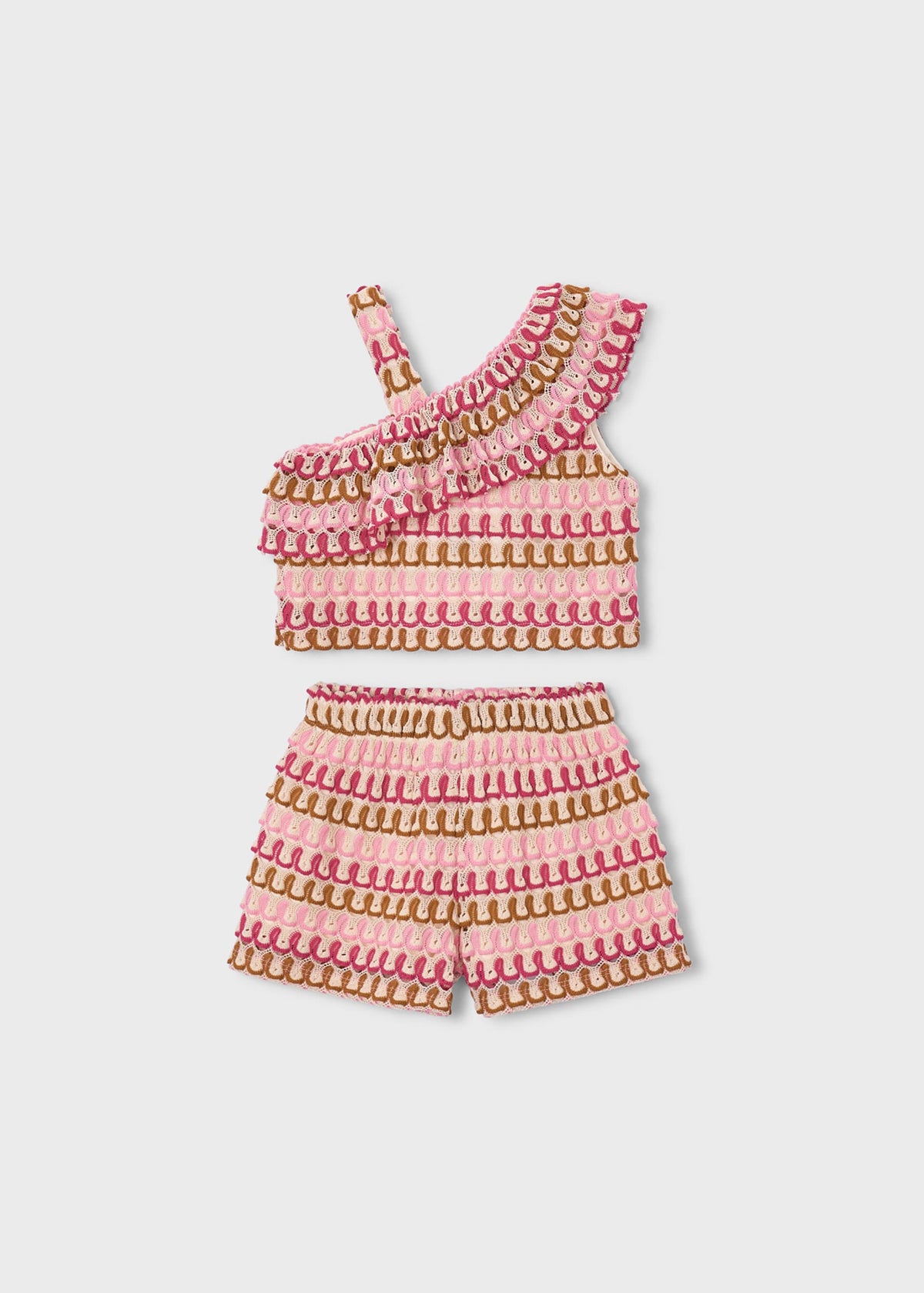Asymmetric short set girl