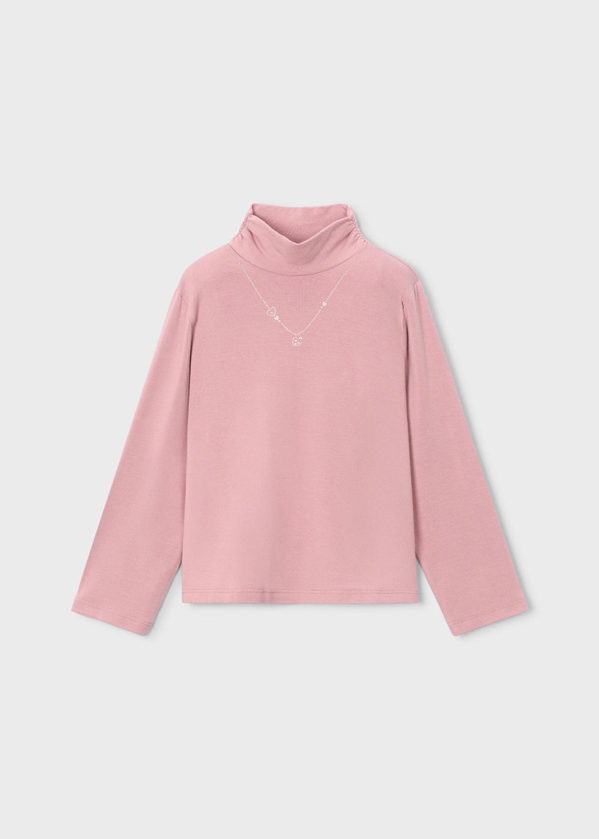 Schlichter Pullover mit halbem Reißverschluss für Mädchen