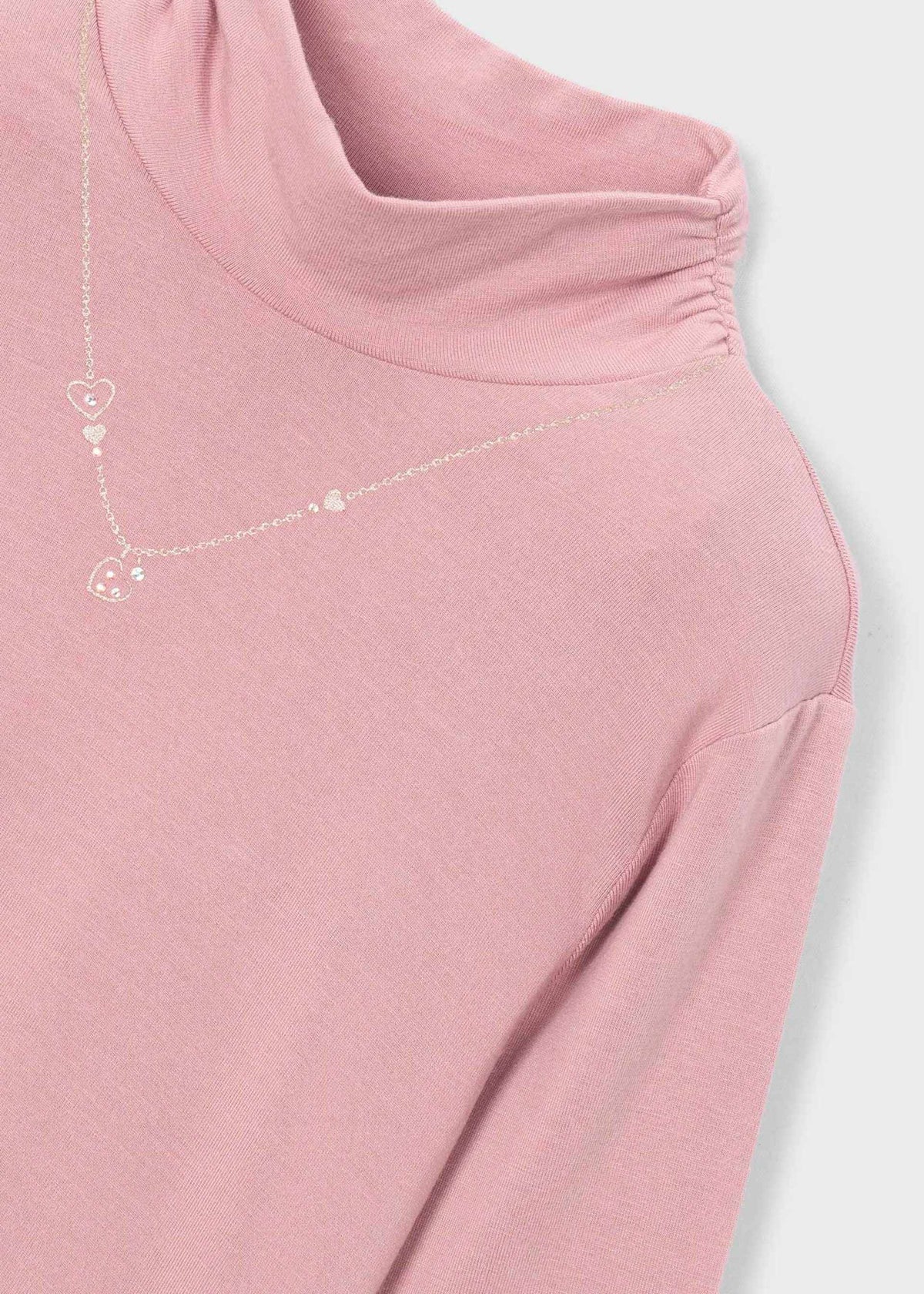 Schlichter Pullover mit halbem Reißverschluss für Mädchen