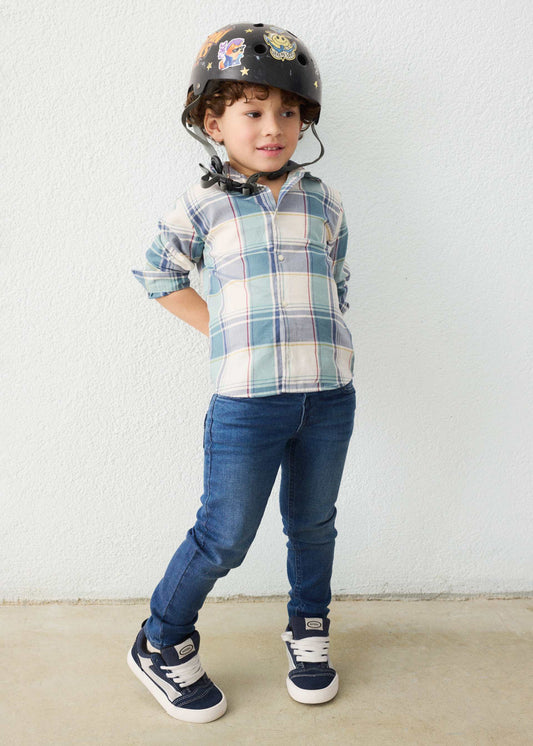 Schlichte Slim-Fit-Jeans für Jungen