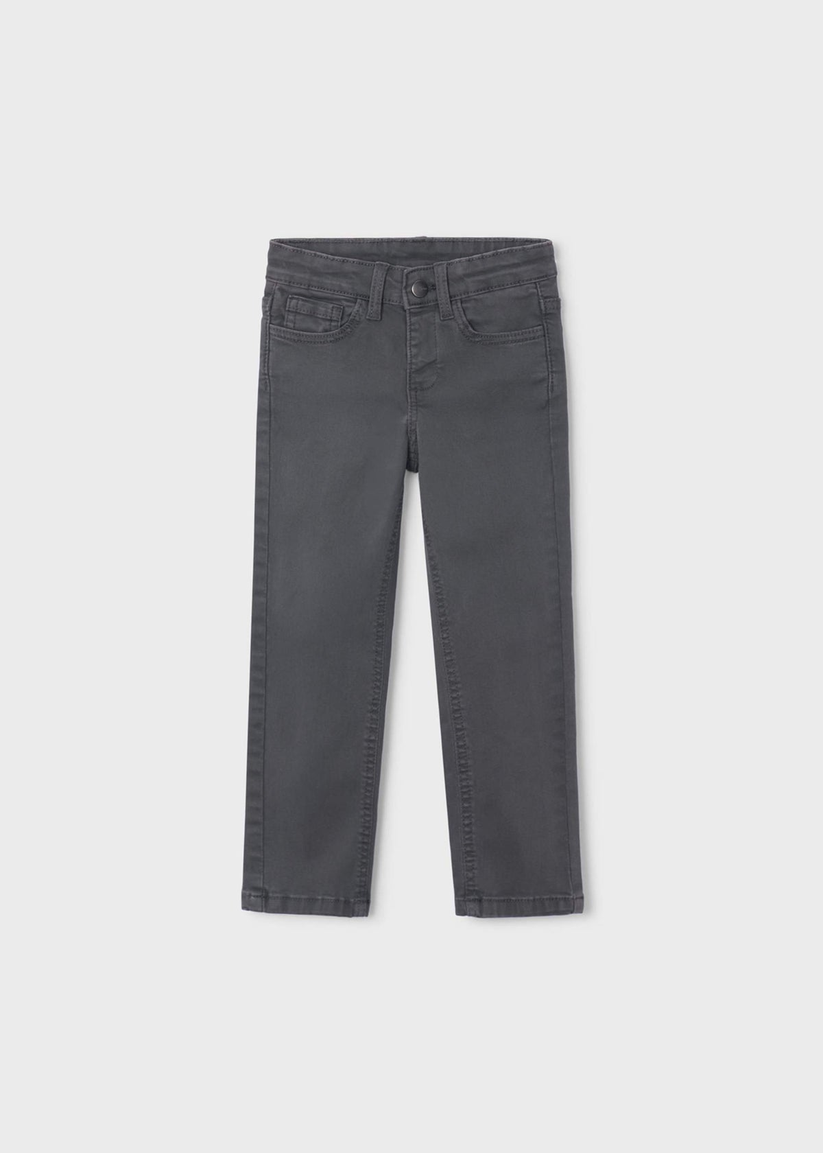 Basic slim-fit trousers with pockets for boys
