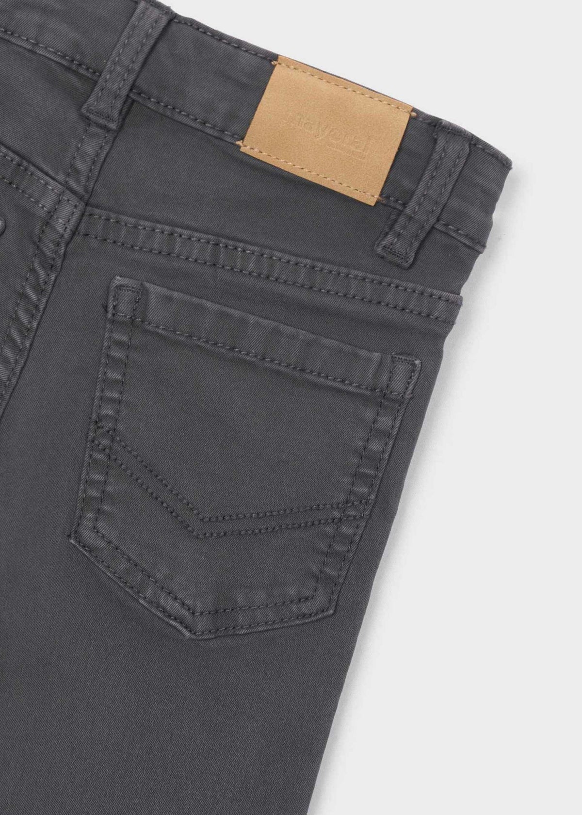 Basic slim-fit trousers with pockets for boys
