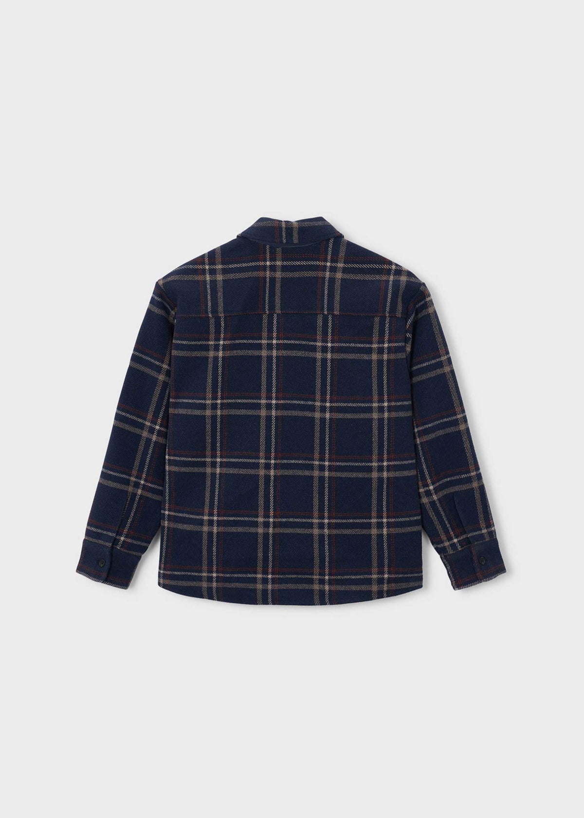 Boston Kids checked flannel overshirt