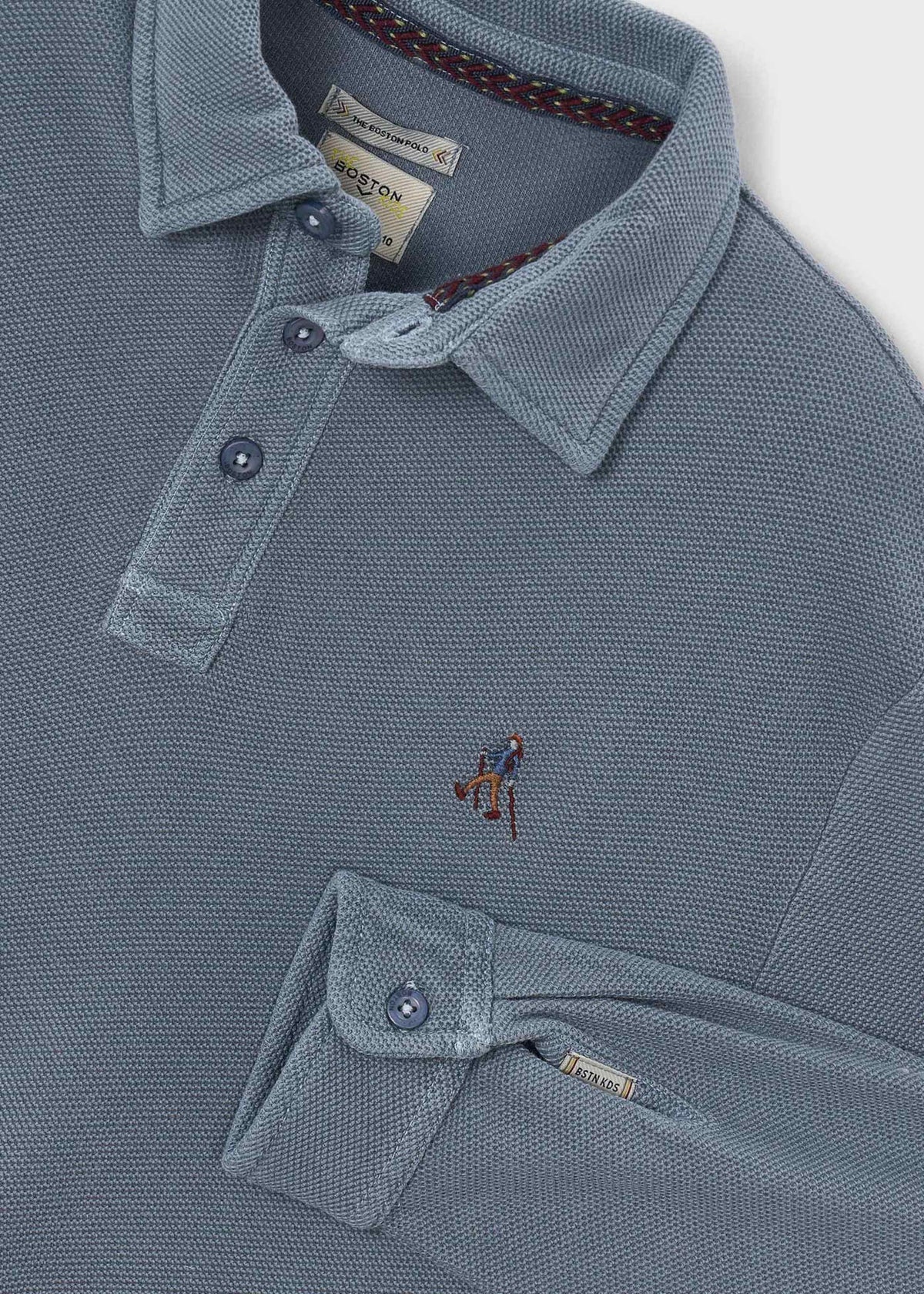 Besticktes Polohemd für Kinder von Boston Kids