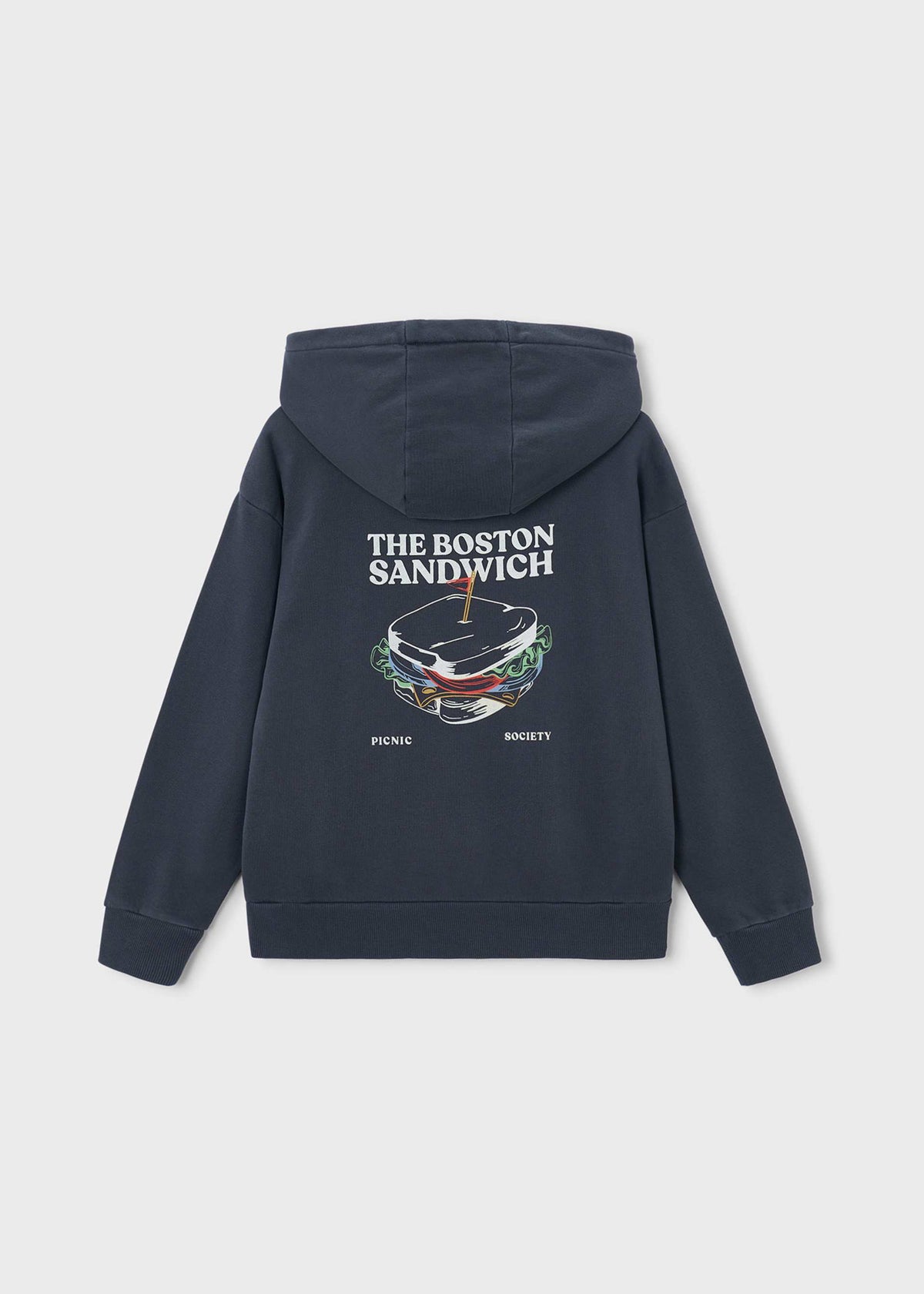 Boston Kids bedruckter Kapuzenpullover