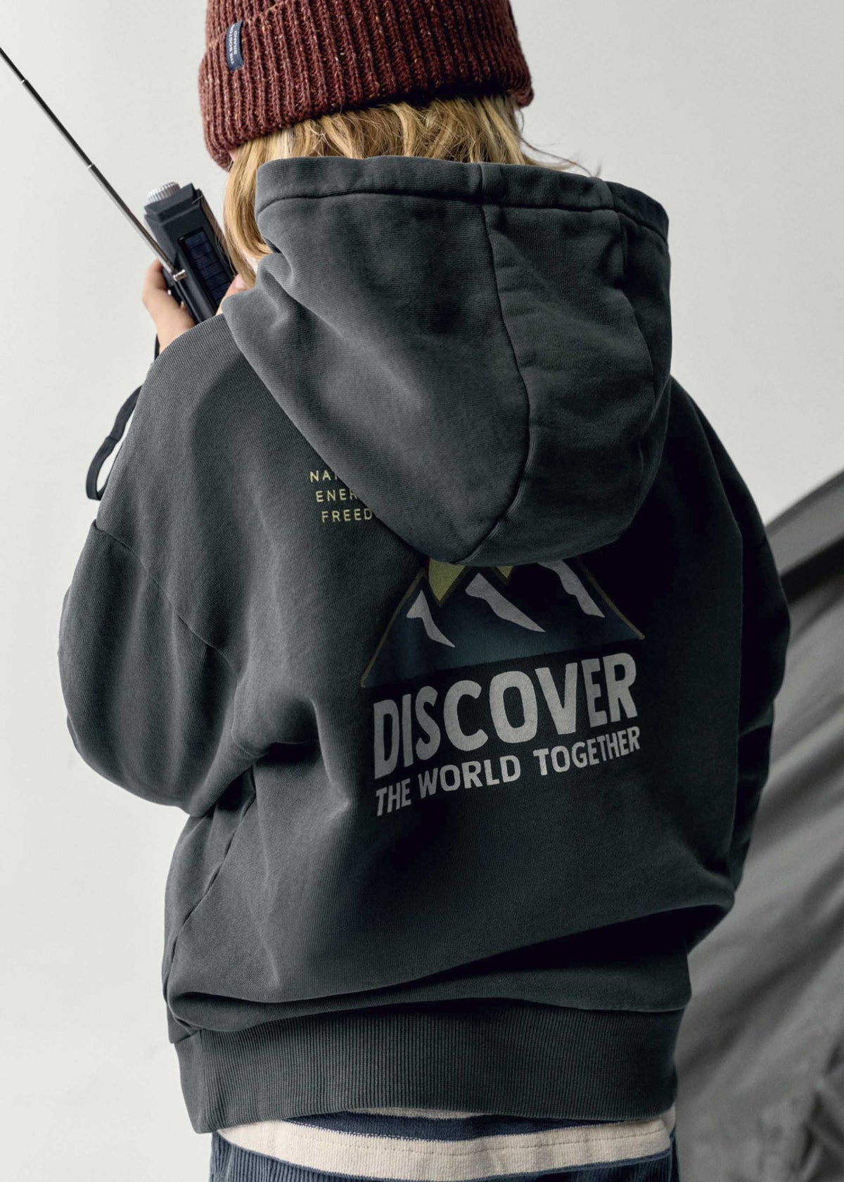 Boston Kids Kapuzen-Sweatshirt mit Druck