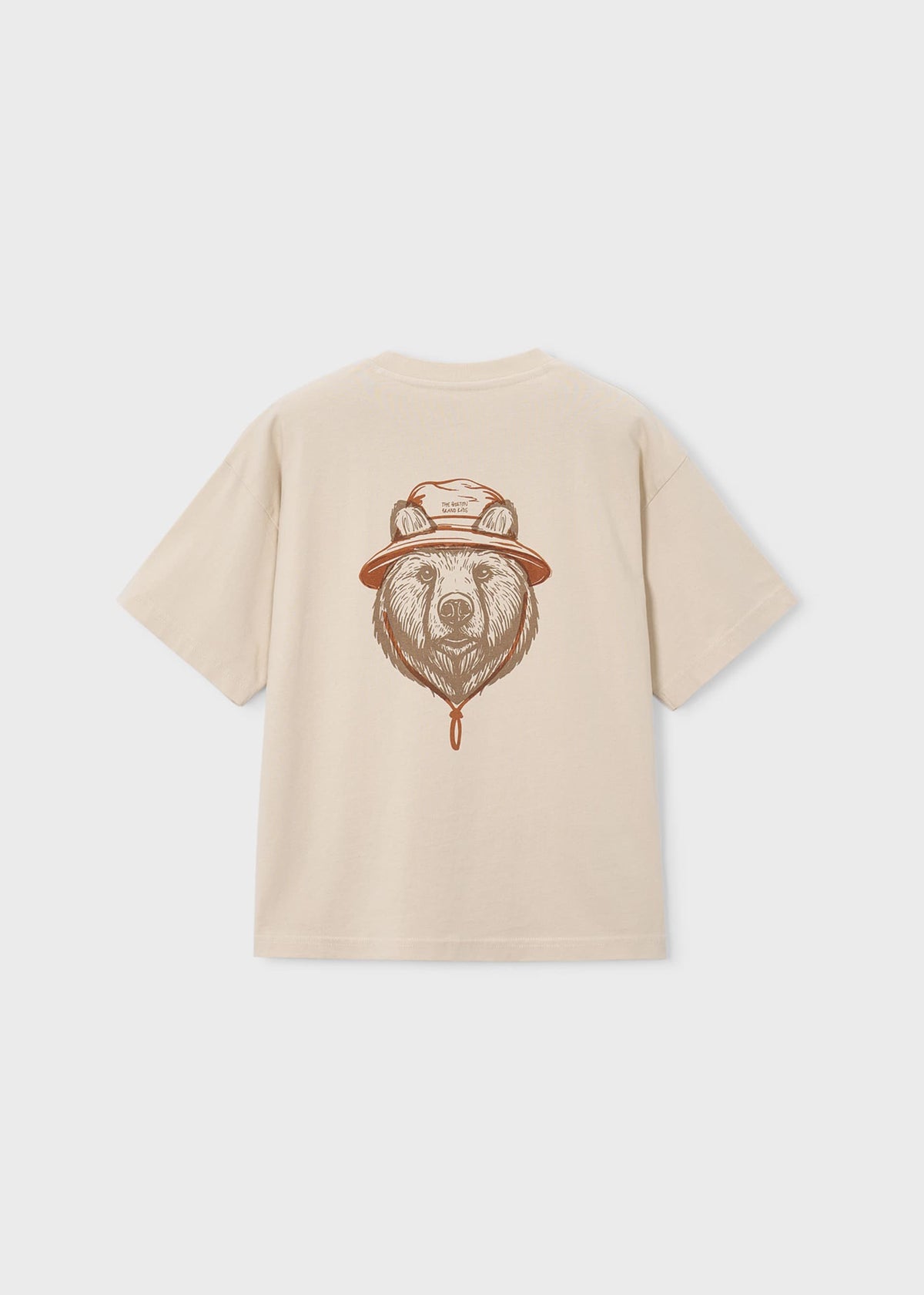 Boston Kids short-sleeved screen-printed T-shirt