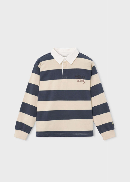 Boston Kids Striped Polo Shirt