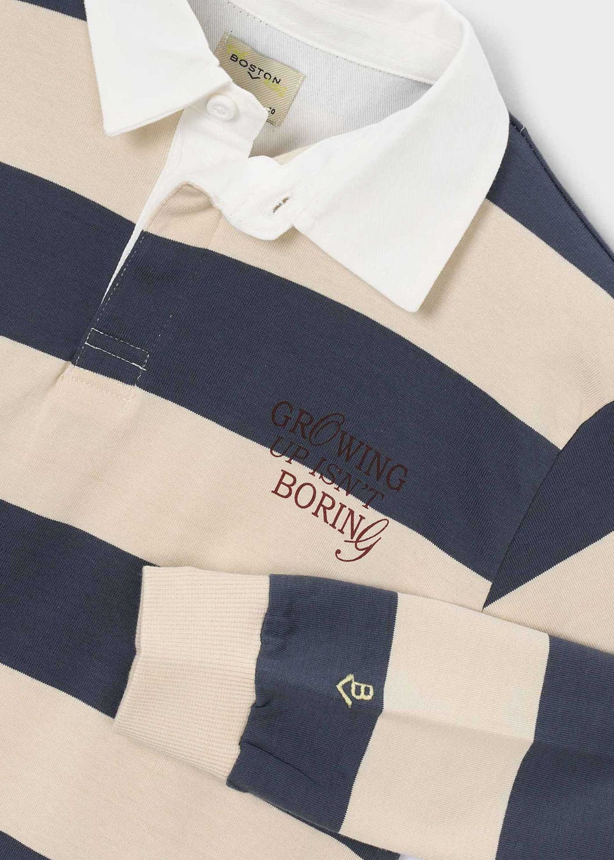 Boston Kids Gestreiftes Polo-Shirt