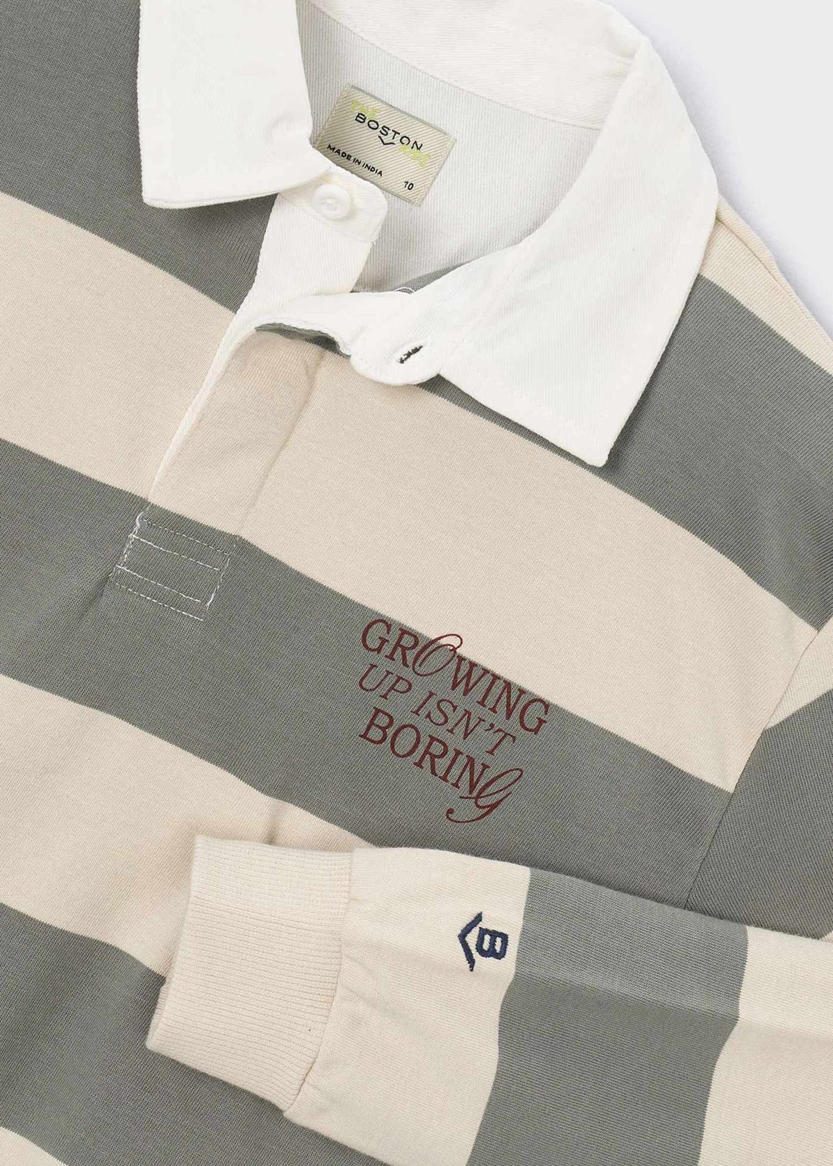Boston Kids Gestreiftes Polo-Shirt