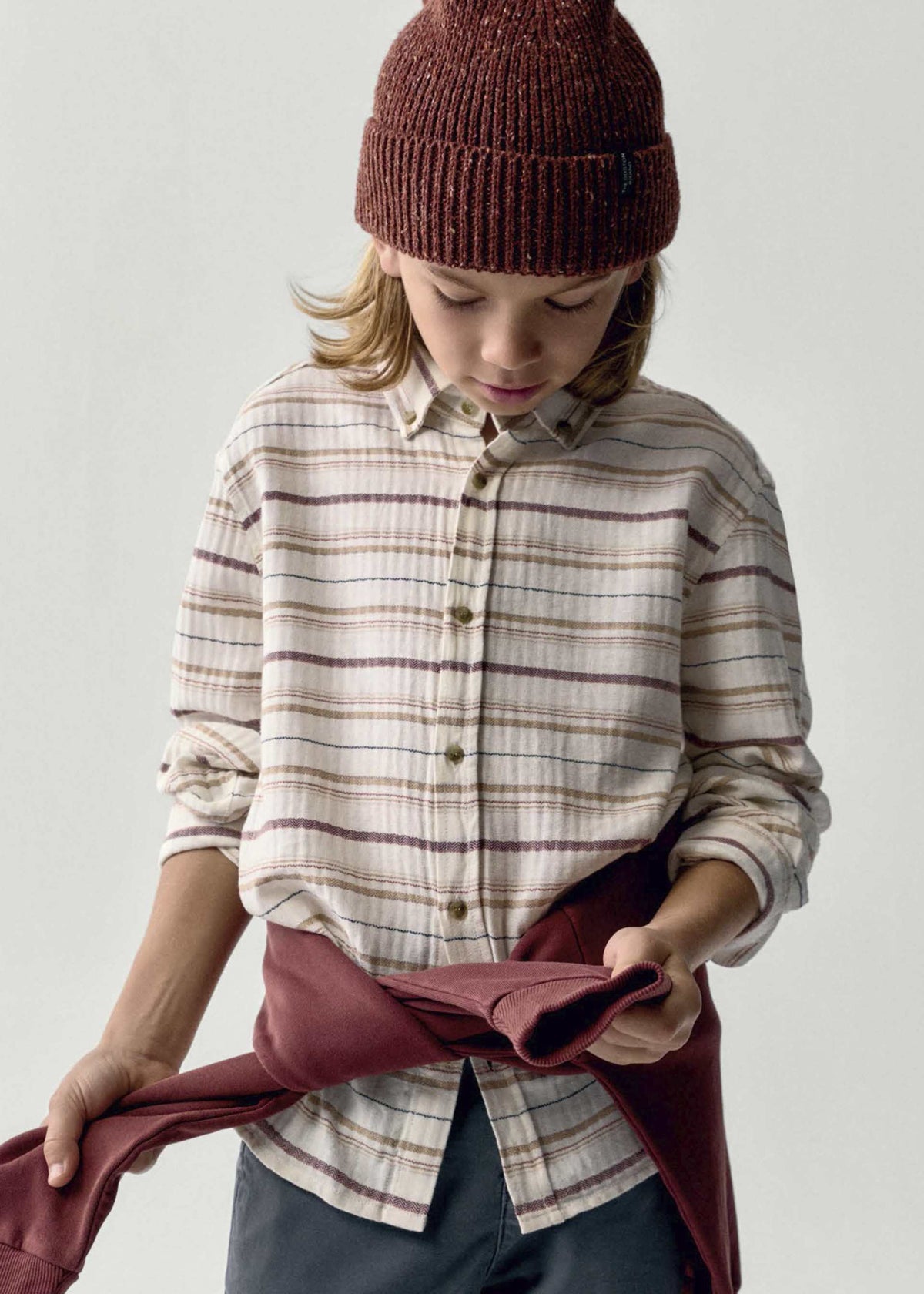 Boston Kids Striped Shirt
