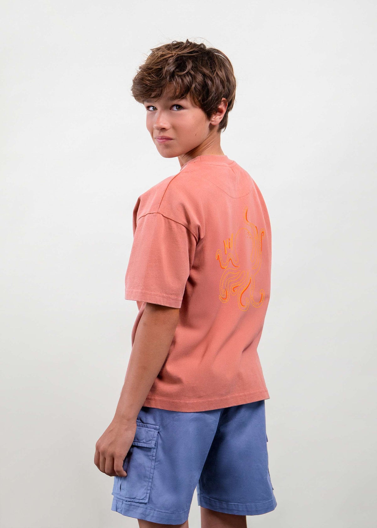 Boston Kids Rollkragen-T-Shirt von