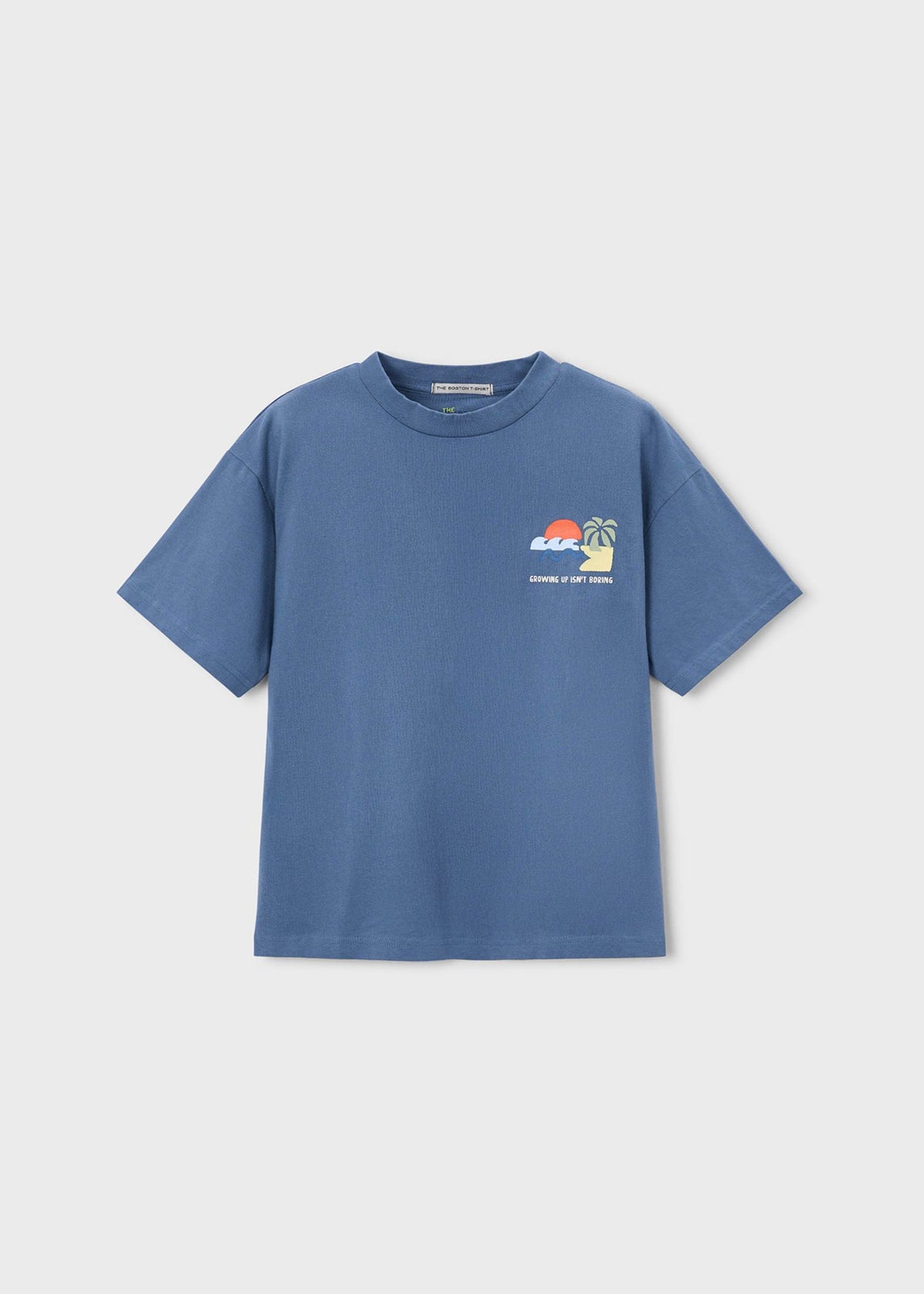 Jungen-T-Shirt mit Illustration von Boston x Mayoral