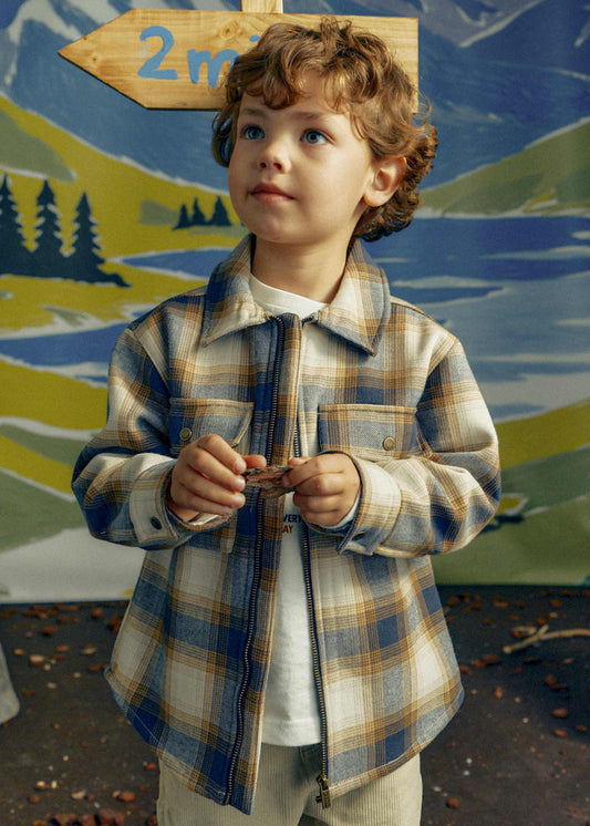 Boy check jacket