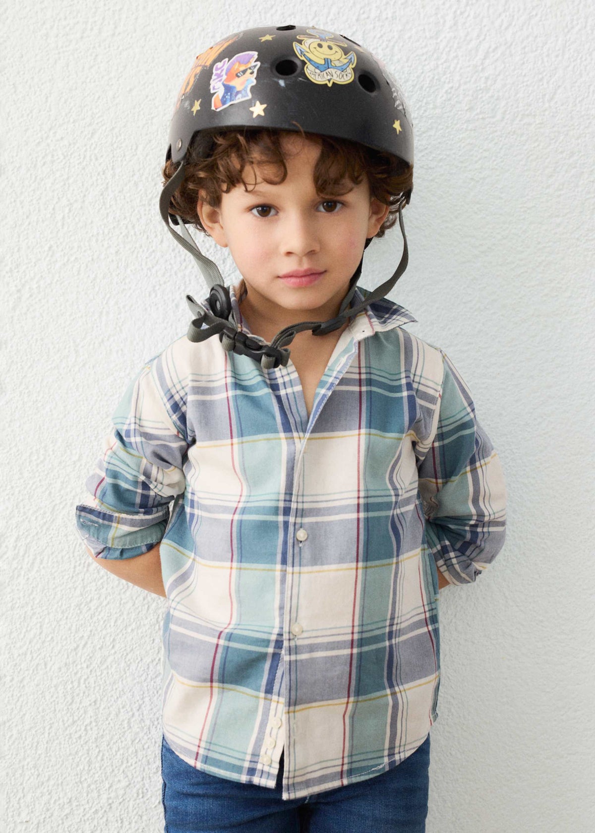 Boy check shirt