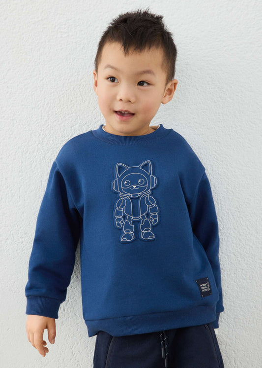Boy embossed jumper