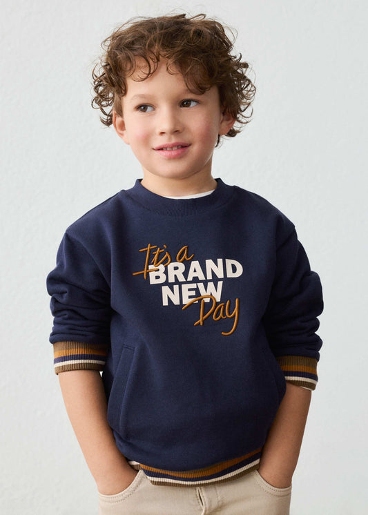 Boy embroidered jumper