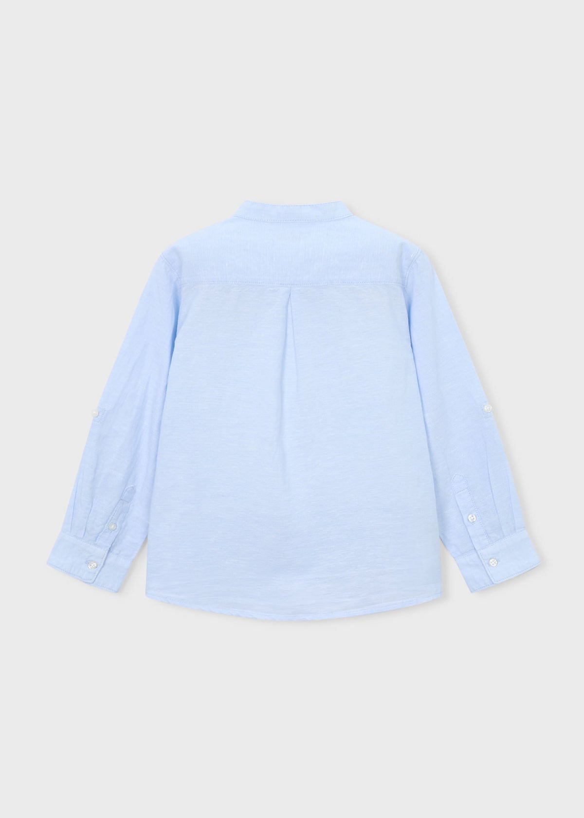 Boy long-sleeved linen shirt