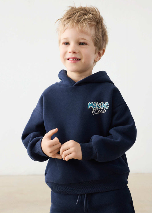 Boy Making Hoodie