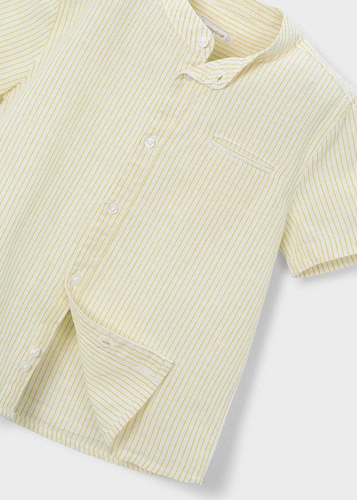 Boy mandarin collar shirt