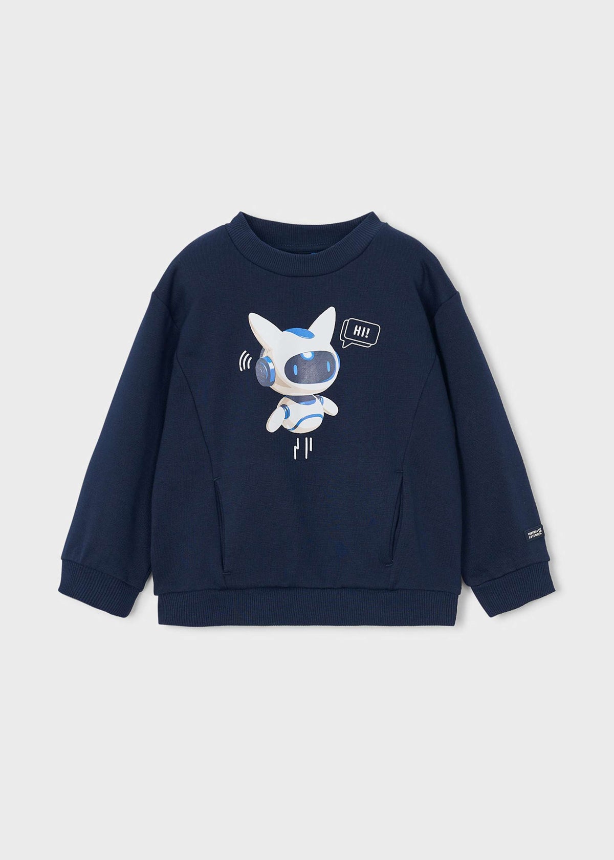 Pullover mit Jungen-Print