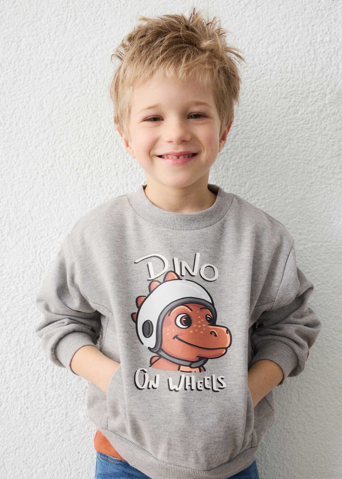 Boy print jumper