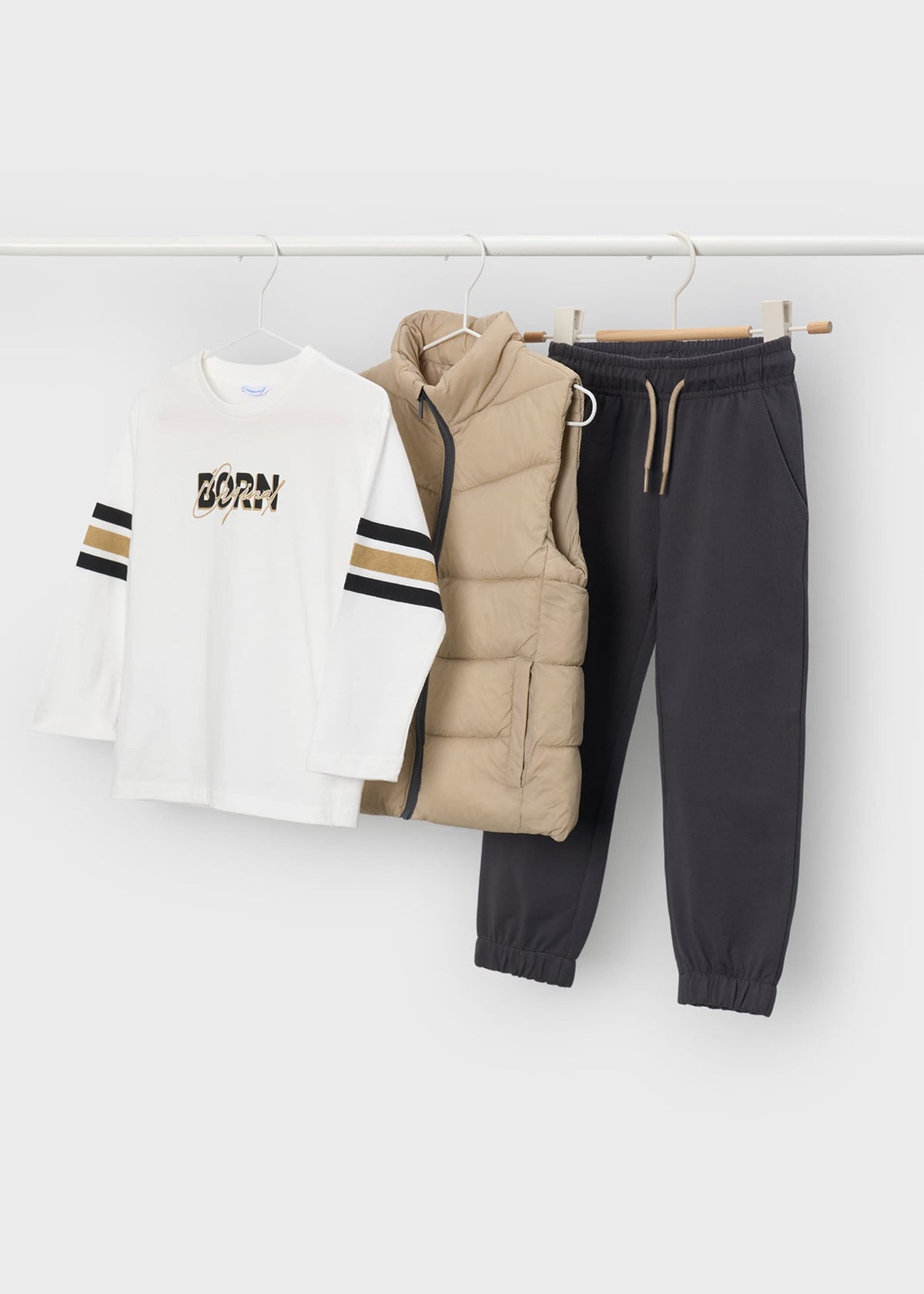 Boys 3-piece set vest and tracksuit