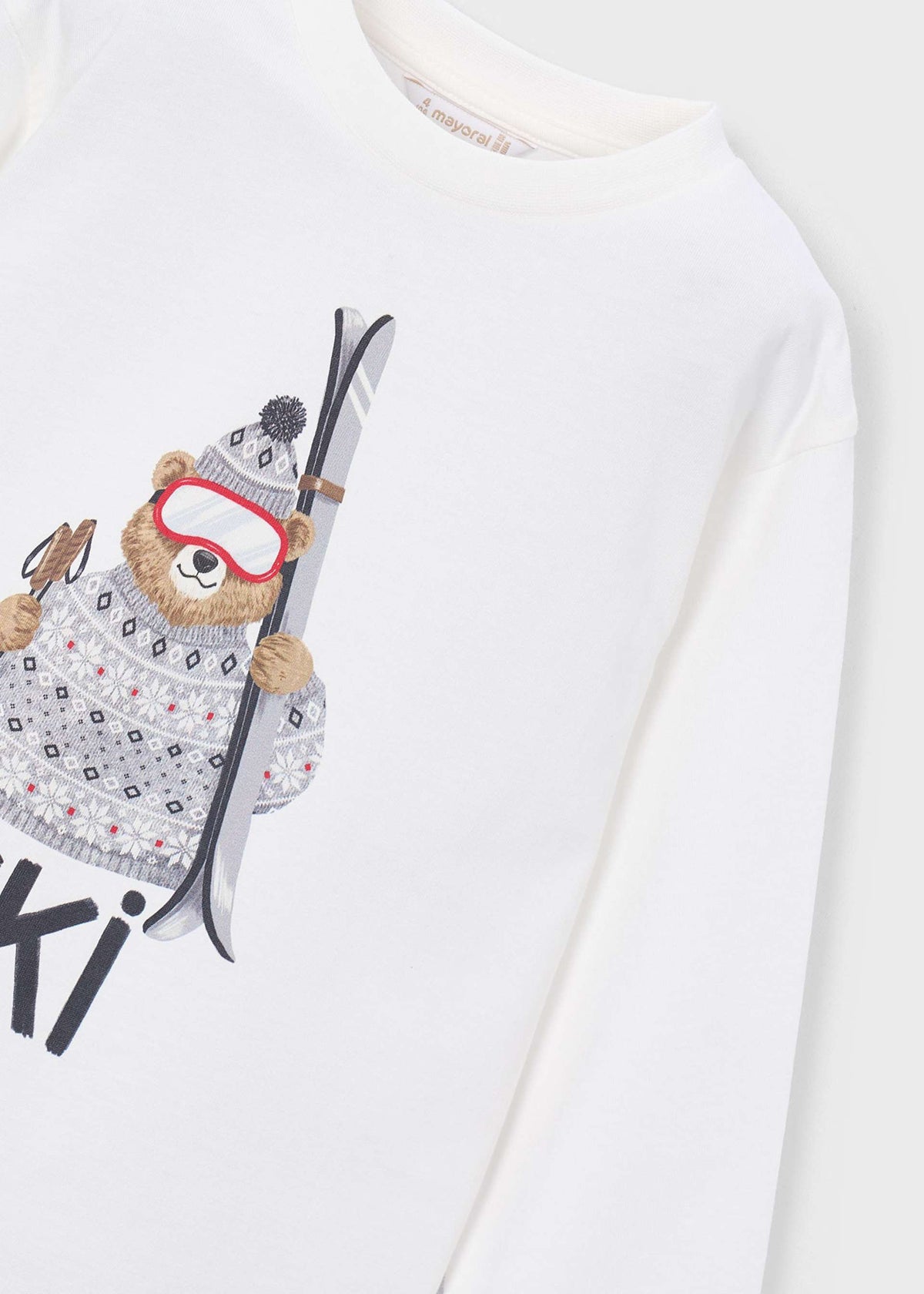 Boys' bear ski T-shirt