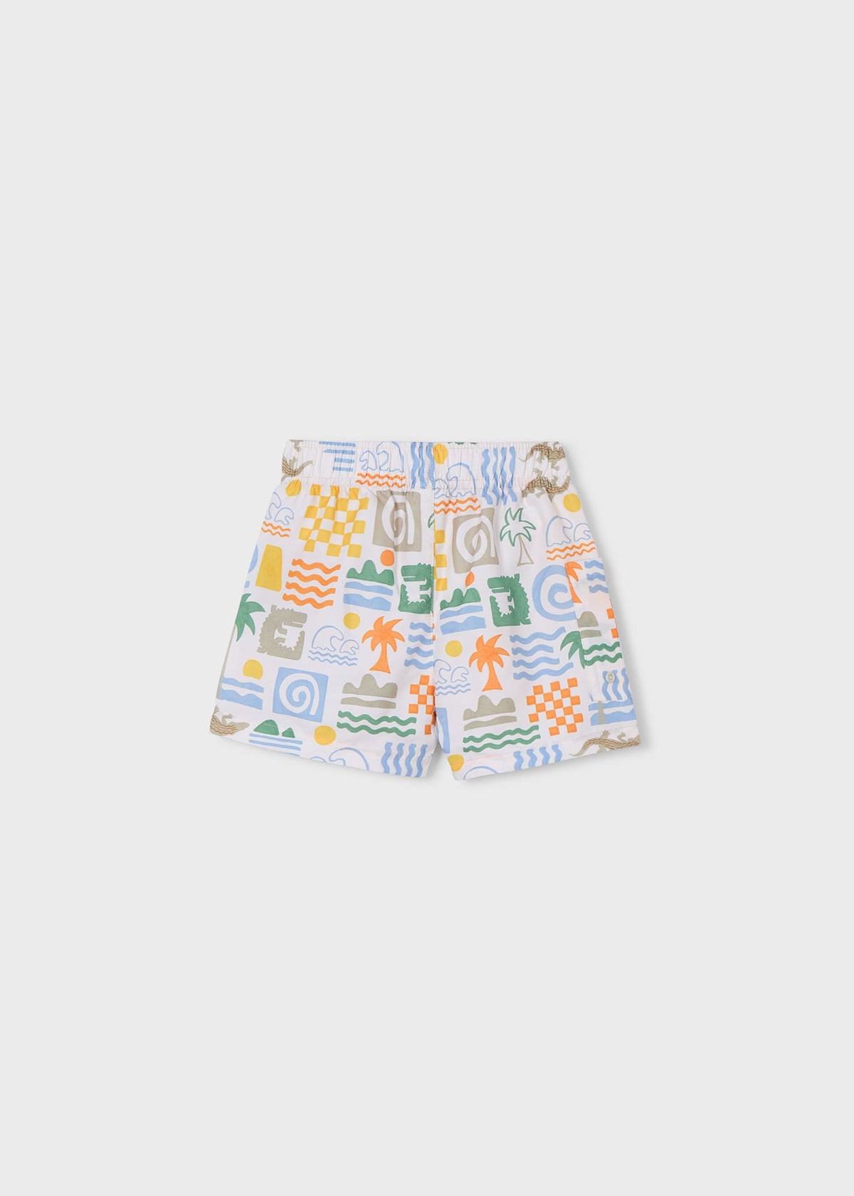 Boys bermuda print swim shorts