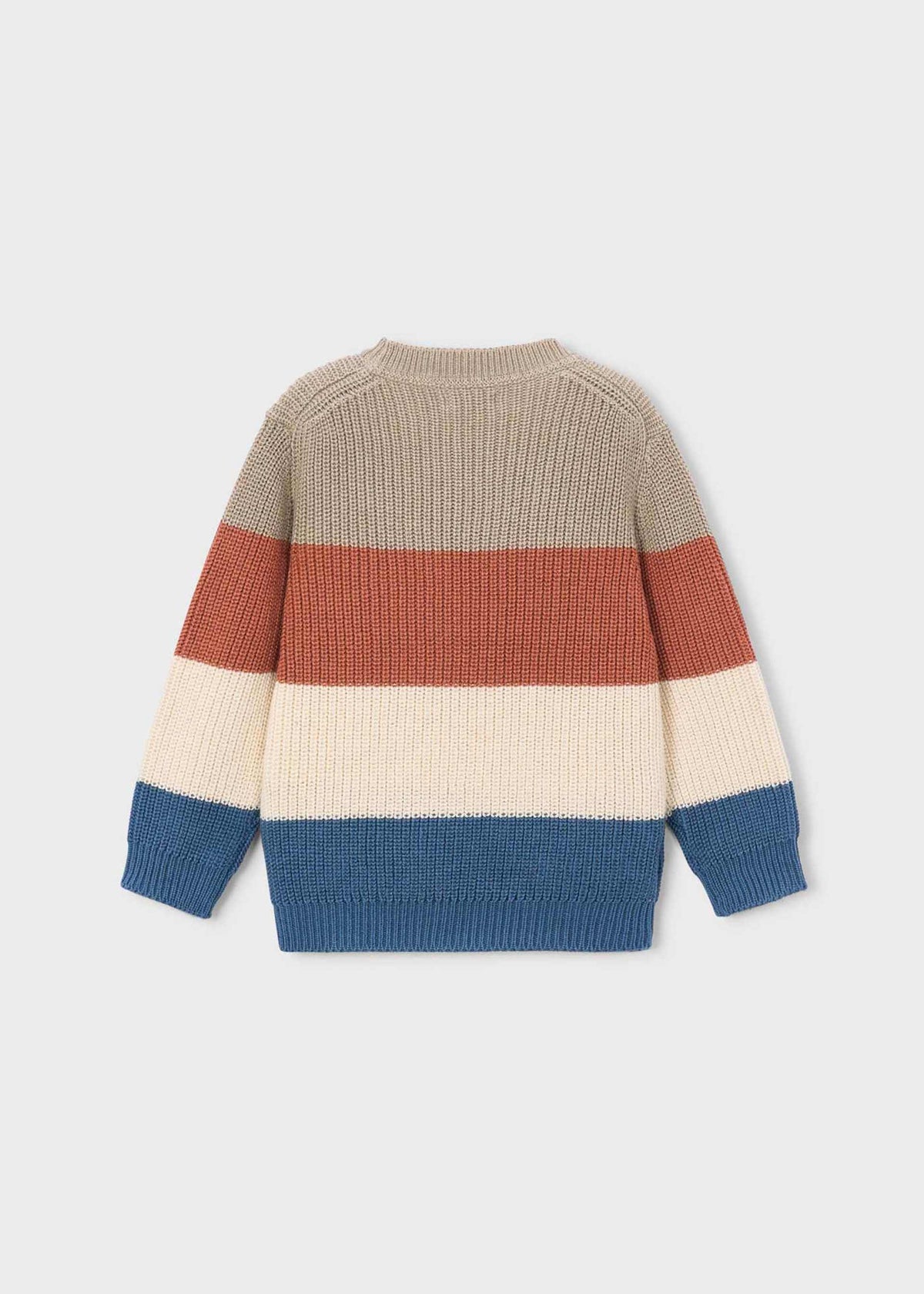 Boys' block-pattern jumper