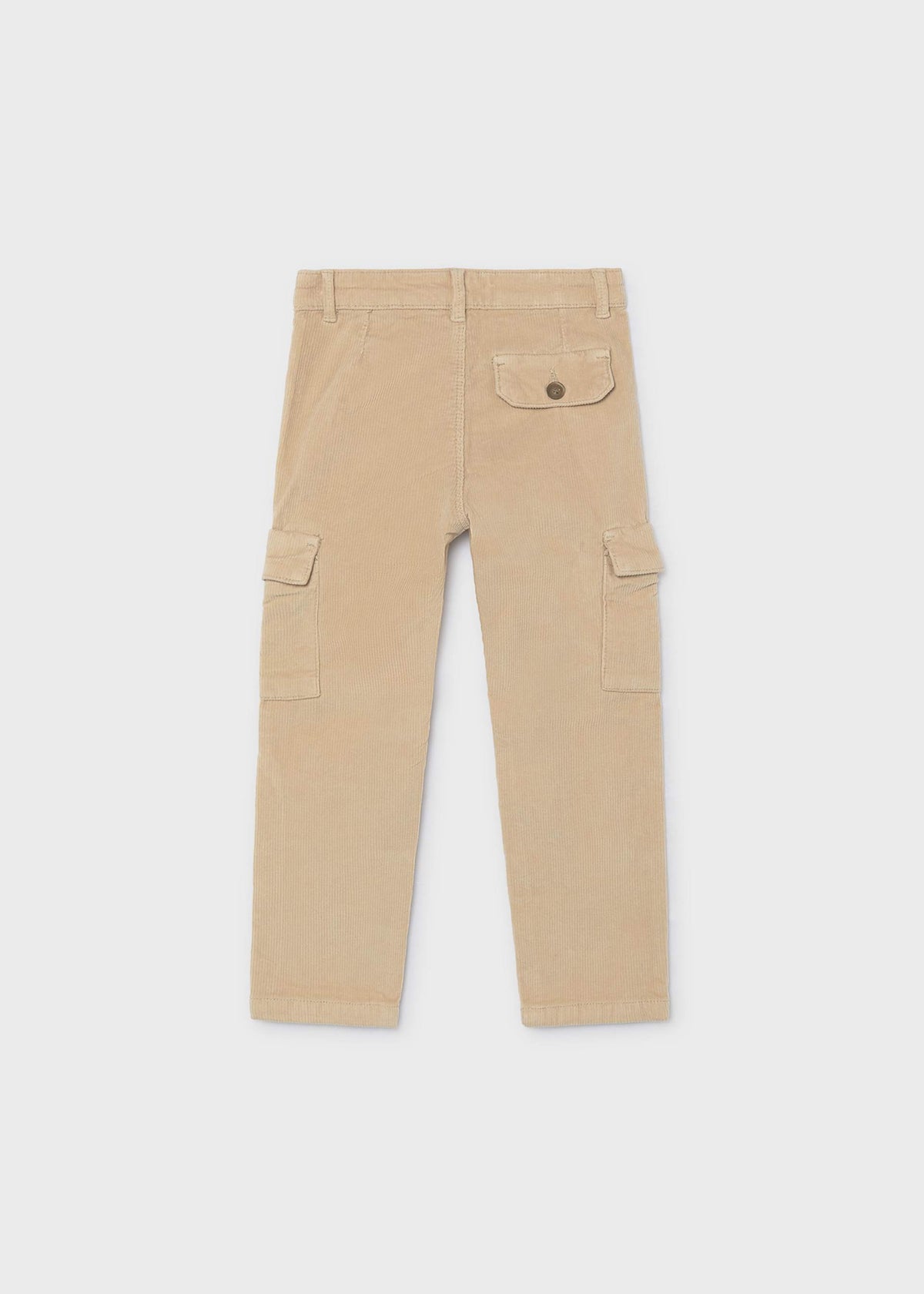 Boys' corduroy cargo trousers