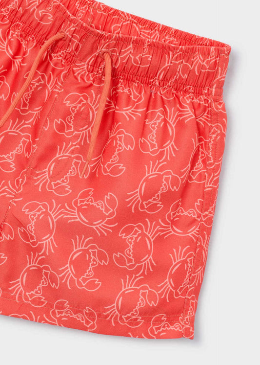 Badeshorts für Jungen mit Krabben-Print