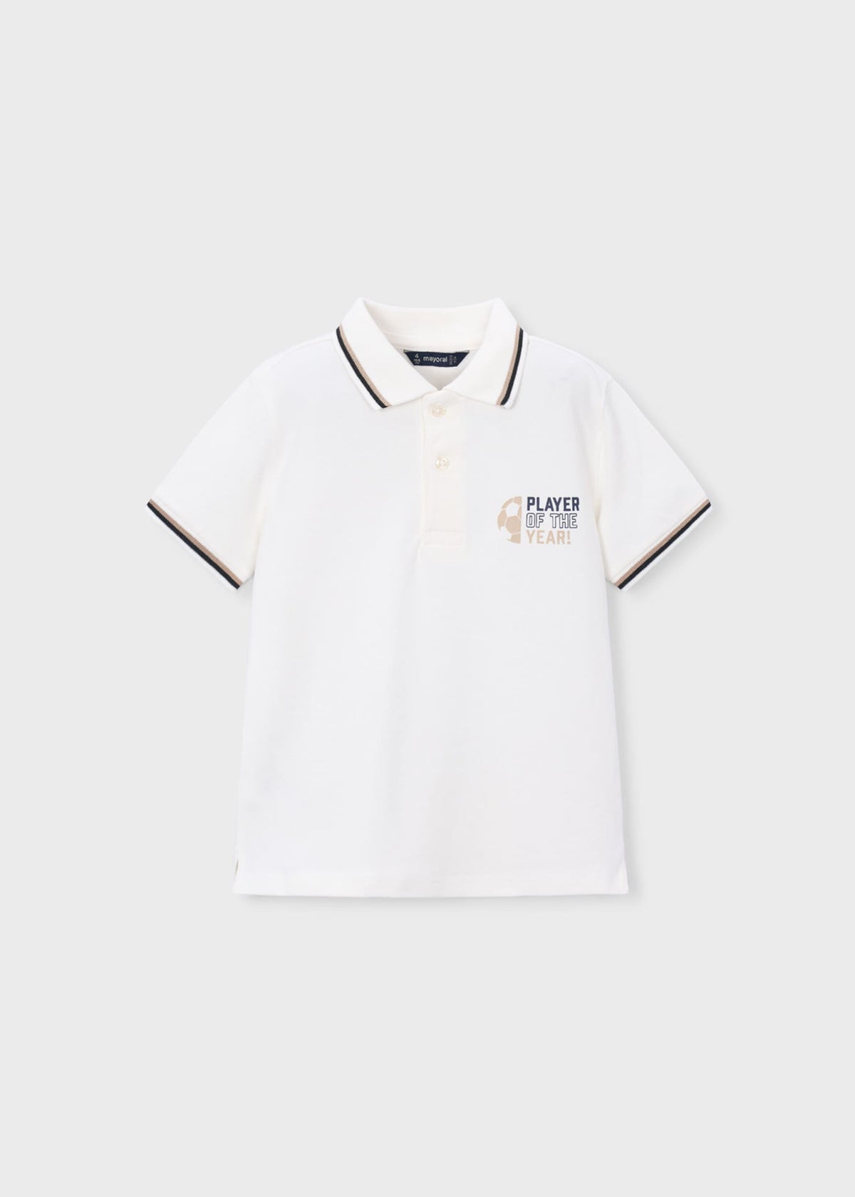 Boys' football polo shirt